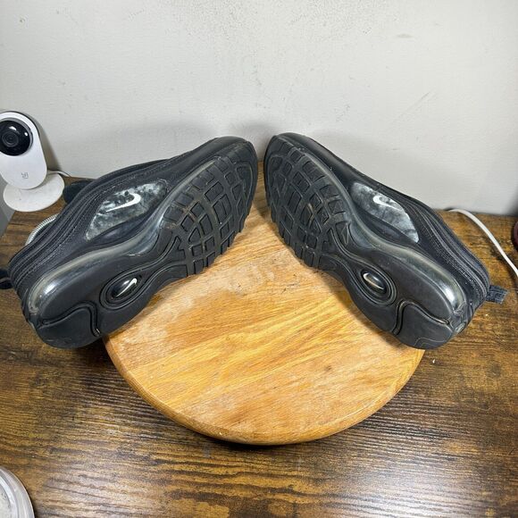 Nike Air Max 97 Terry Cloth Mens Size 10 Black Athletic‎ Shoes 921826-015 - Picture 7 of 8
